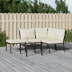 vidaXL Garten-Lounge-Set mit Kissen 5-tlg. (3187964)