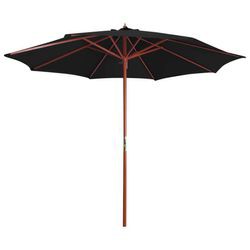 vidaXL Sonnenschirm mit Holz-Mast 300 x 258 cm