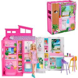 Mattel Barbie Ferienhaus Spielset (HRJ77)