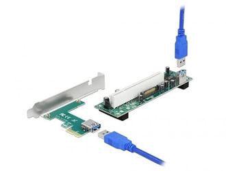 Delock Riser Karte PCI Express x1 zu 1 x PCI (90065)