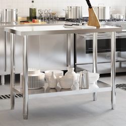 vidaXL Küchen-Arbeitstisch 110 x 55 x 85 cm (376455) vidaXL Küchen-Arbeitstisch 110 x 55 x 85 cm (376455)