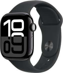 Apple Watch Series 10 GPS 42 mm Aluminium mit Sportarmband (MWWF3QF/A)