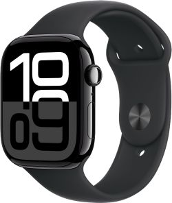 Apple Watch Series 10 GPS 46 mm Aluminium mit Sportarmband M/L (MWWQ3QF/A)