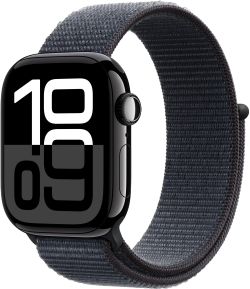Apple Watch Series 10 GPS 42 mm Aluminium mit Sport Loop (MWWG3QF/A)