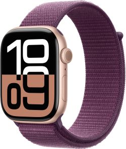 Apple Watch Series 10 GPS 46 mm Aluminium mit Sport Loop (MWWV3QF/A)