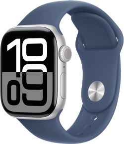 Apple Watch Series 10 GPS 42 mm Aluminium mit Sportarmband M/L (MWWC3QF/A)