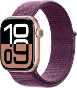 Apple Watch Series 10 GPS + Cellular 42 mm Aluminium mit Sport Loop (MWXC3QF/A)