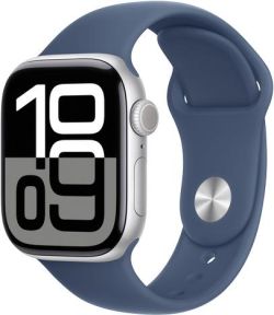 Apple Watch Series 10 GPS + Cellular 42 mm Aluminium mit Sportarmband (MWX43QF/A)