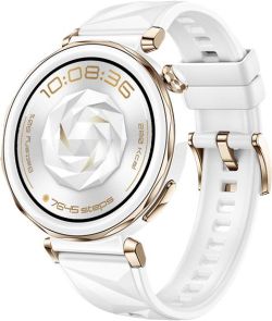 Huawei Watch GT 5 Pro 42 mm mit Fluorelastomer-Armband (55020DRB)
