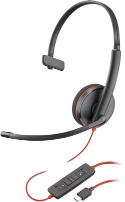 HP Poly Blackwire 3210 Monaural USB-C (80S09AA) HP Poly Blackwire 3210 Monaural USB-C (80S09AA)