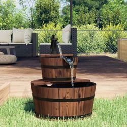 vidaXL Gartenbrunnen mit Pumpe 60 x 60 x 94 cm (363332)