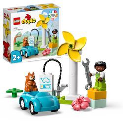 LEGO DUPLO Windrad und Elektroauto (10985)