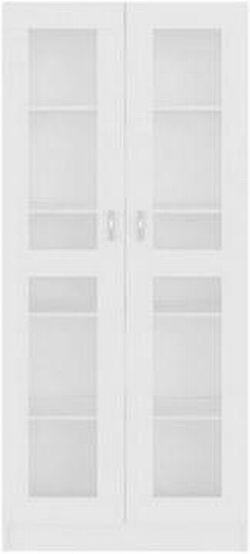 vidaXL Vitrinenschrank 82,5 x 30,5 x 185,5 cm (802768) vidaXL Vitrinenschrank 82,5 x 30,5 x 185,5 cm (802768)