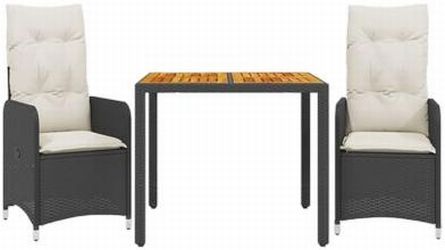 vidaXL Garten-Bistro-Set ohne Fußablage (3276975)