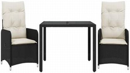 vidaXL Garten-Bistro-Set ohne Fußablage (3276987)