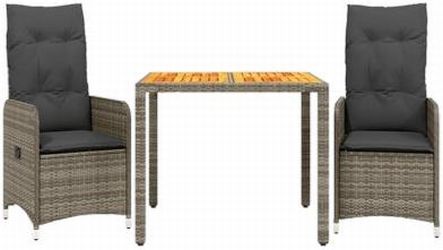 vidaXL Garten-Bistro-Set ohne Fußablage (3277019)