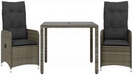 vidaXL Garten-Bistro-Set ohne Fußablage (3277031)