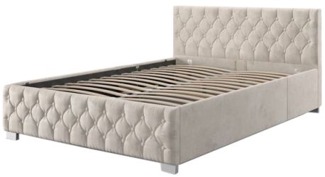 Juskys Nizza Polsterbett 140 x 200 cm (ohne Matratze) Juskys Nizza Polsterbett 140 x 200 cm (ohne Matratze)