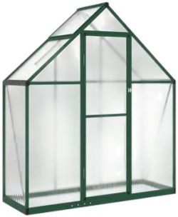 vidaXL Gewächshaus mit Fundamentrahmen 169 x 58 x 195 cm (4005817)