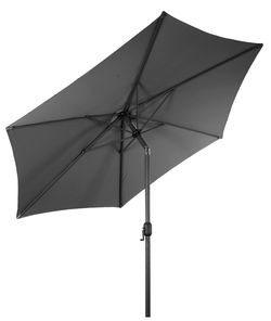 Spetebo Alu Sonnenschirm mit Knickgelenk + Kurbel 300 cm