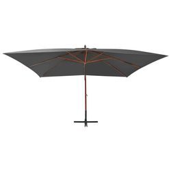 vidaXL Ampelschirm mit Holzmast 400 x 300 cm (44491)