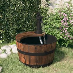vidaXL Gartenbrunnen mit Pumpe 28 x 28 x 34,5 (363334)