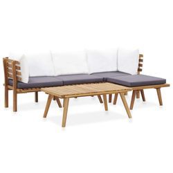 vidaXL Garten-Lounge-Set Massivholz 5-tlg. (46678) vidaXL Garten-Lounge-Set Massivholz 5-tlg. (46678)