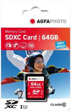 Agfaphoto High Speed Class 10 SDXC 64GB (10428) Agfaphoto High Speed Class 10 SDXC 64GB (10428)