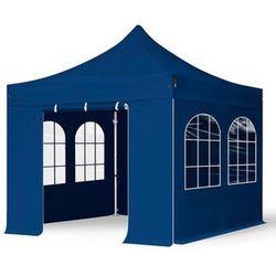 Toolport Aluminium Faltpavillon inkl. 4 Seitenteile 3 x 3 m
