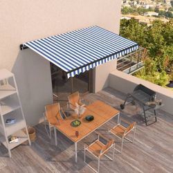 vidaXL Markise Manuell Einziehbar 400x350 cm (306917)