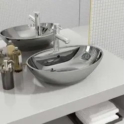 vidaXL Waschbecken mit Überlauf 58,5 x 39 x 21 cm (143475)