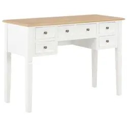 vidaXL Schreibtisch mit 5 Schubladen vidaXL Schreibtisch mit 5 Schubladen