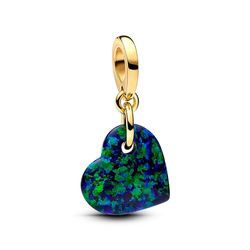 Pandora Schillerndes Grünes Herz Charm-Anhänger (763348C01)