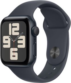 Apple Watch SE (2024) GPS 40 mm Aluminium mit Sport Band (MXE93QF/A)