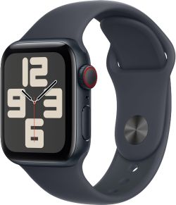 Apple Watch SE (2024) GPS + Cellular 40 mm Aluminium mit Sport Band (MXGC3QF/A) Apple Watch SE (2024) GPS + Cellular 40 mm Aluminium mit Sport Band (MXGC3QF/A)