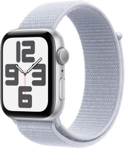 Apple Watch SE (2024) GPS 44 mm Aluminium mit Sport Loop (MXET3QF/A)
