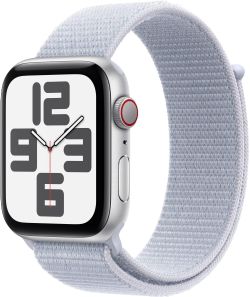 Apple Watch SE (2024) GPS + Cellular 44 mm Aluminium mit Sport Loop (MXGR3QF/A)