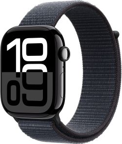 Apple Watch Series 10 GPS + Cellular 46 mm Aluminium mit Sport Loop (MWY53QF/A)