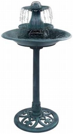 vidaXL Vogelbad mit Springbrunnen 50 x 91 cm (48232) vidaXL Vogelbad mit Springbrunnen 50 x 91 cm (48232)