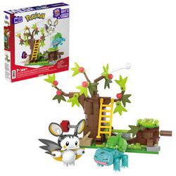 Mattel MEGA Construx - Pokémon Emolgas und Bisasams bezaubernde Wälder