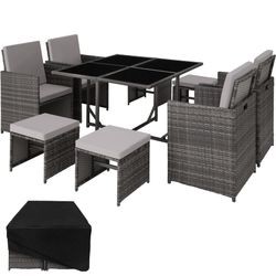 tectake Rattan Sitzgruppe Bilbao (403901) tectake Rattan Sitzgruppe Bilbao (403901)