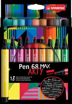 Stabilo Pen 68 Max Arty 18er Kartonetui (768/18-21)