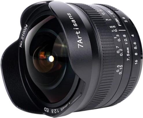 7artisans 7,5 mm F2.8 II Fisheye