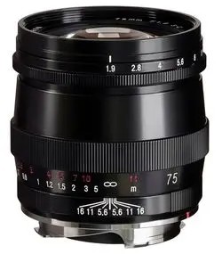 Voigtländer Ultron 75 mm F1.9 S.C.