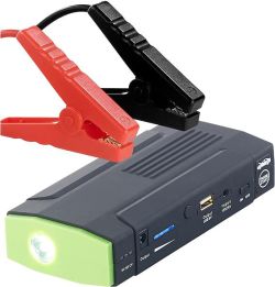 Revolt Notebook-Powerbank mit Kfz-Starthilfe & LED-Leuchte (ZX-2905)