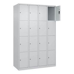 C+P Möbelsysteme Classic Plus Schließfachschrank 16 Schließfächer 120 x 50 x 185 cm