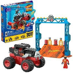 Hot Wheels Mega Construx Monster Trucks Bone Shaker Crush Course (HKF87)