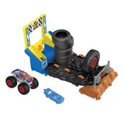 Hot Wheels Monster Trucks Arena Smashers - Race Ace Smash Race Challenge (HNB89)