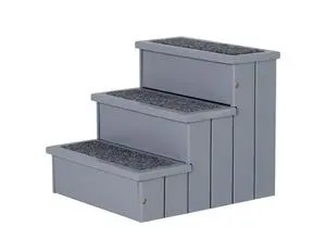 PawHut Haustiertreppe 3 Stufen 40,5 x 44,5 x 38 cm