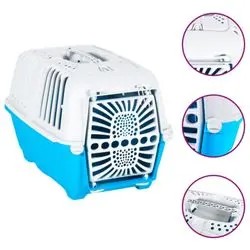vidaXL Transportbox für Haustiere Polypropylen 55 x 36 x 36 cm (172216)